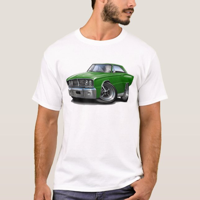 1966 Coronet Green Car T-Shirt (Front)