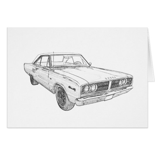 1966 Dodge Coronet Note Cards (Front Horizontal)