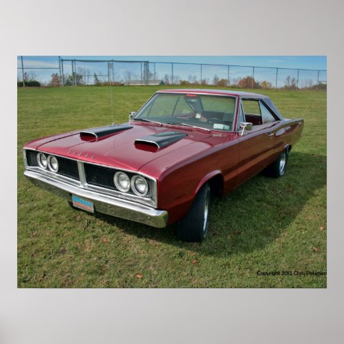 1966 Dodge Coronet Poster