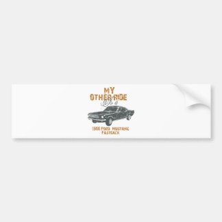 Ford mustang bumper tags #7