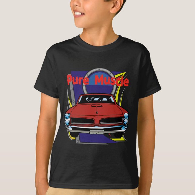 1966 GTO Muscle Car T-Shirt (Front)