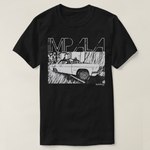 1966 Lowrider Chevrolet Impala Chevy Low Rider Car T_Shirt