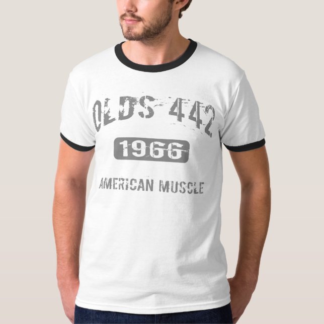 1966 Olds 442 Apparel T-Shirt (Front)