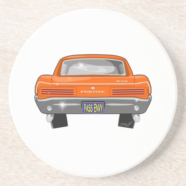 1966 Pontiac GTO Drink Coaster (Front)