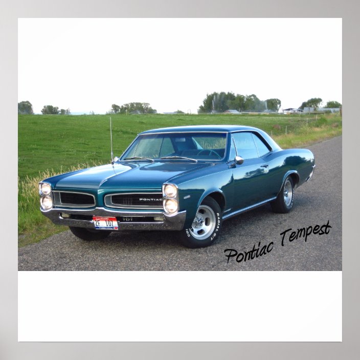 1966 pontiac tempest poster zazzle com 1966 pontiac tempest poster zazzle com