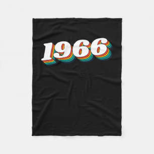 1966 Retro Label Fleece Blanket