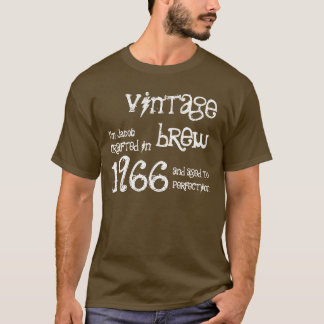 1966 Vintage Brew 50th Birthday Funny Gift Tee