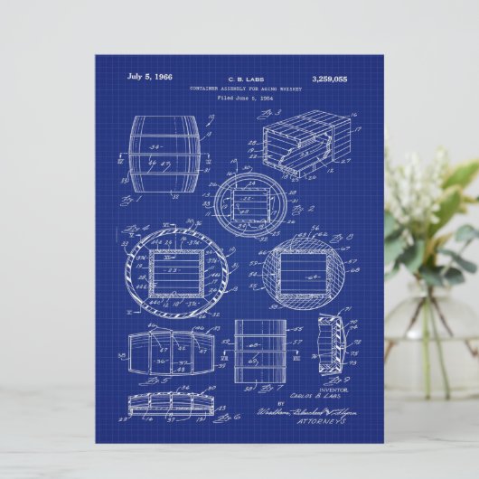 1966 Whiskey Container Art (Standing Front)