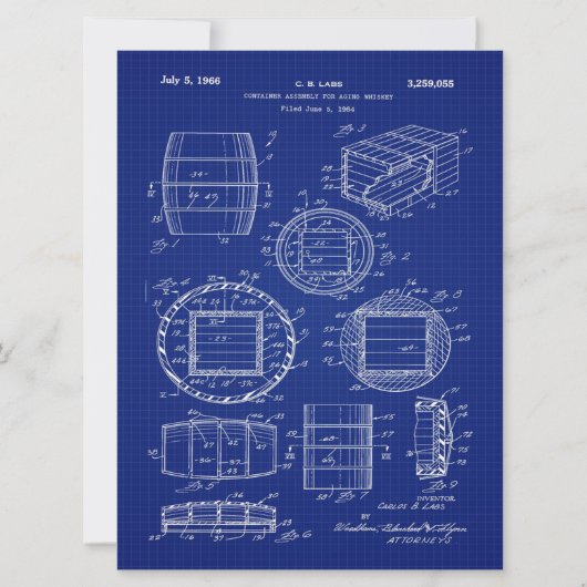 1966 Whiskey Container Art (Front)