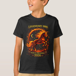 1966 Year Fire Horse 60th Design T-Shirt