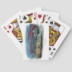 1967, 1968, 1969 classic camaros playing cards