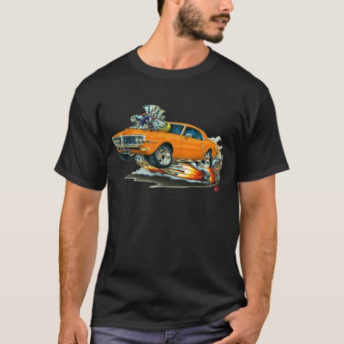 1967_68 Firebird Orange Car T_Shirt