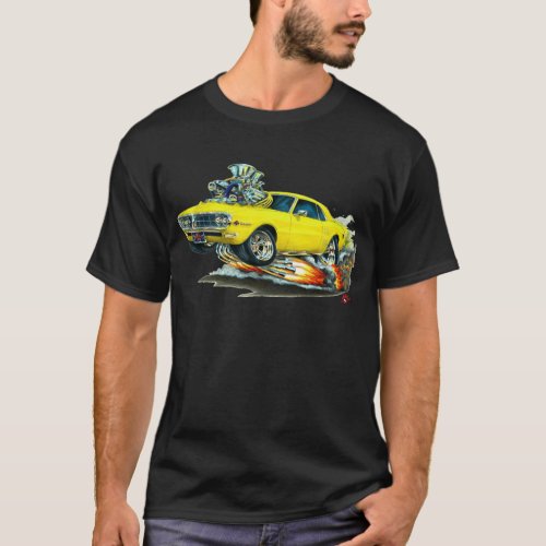 1967_68 Firebird Yellow Car T_Shirt