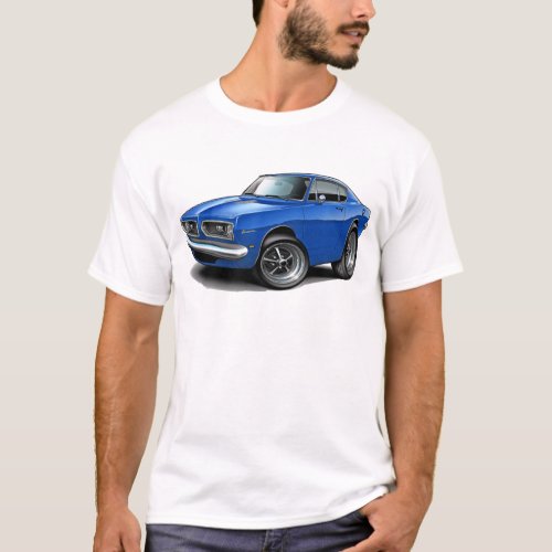 1967_69 Barracuda Blue Car T_Shirt