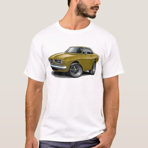 1967_69 Barracuda Gold Coupe T_Shirt