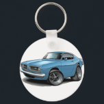 1967-69 Barracuda Lt Blue Car Keychain<br><div class="desc">Keychain Template</div>