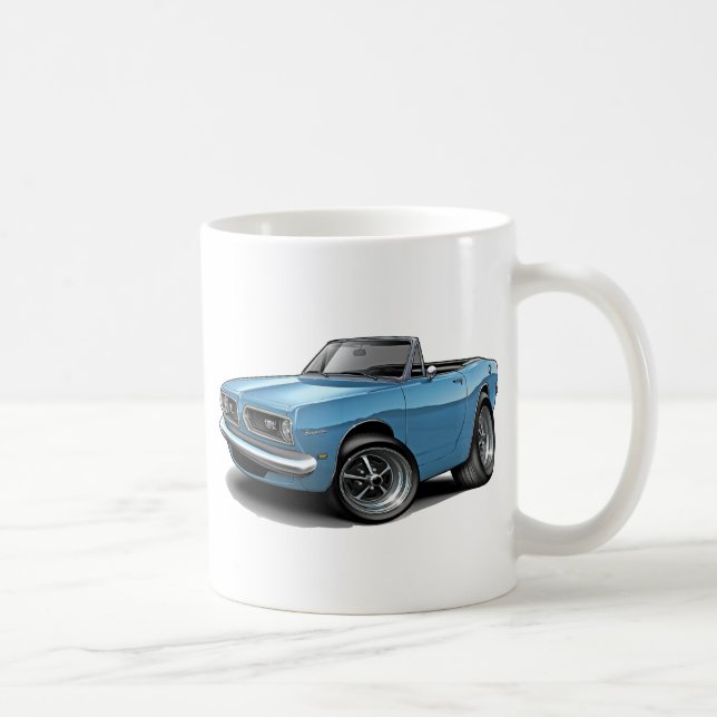 1967-69 Barracuda Lt Blue Convertible Coffee Mug (Right)
