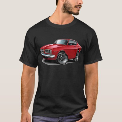 1967_69 Barracuda Red Car T_Shirt