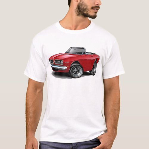1967_69 Barracuda Red Convertible T_Shirt