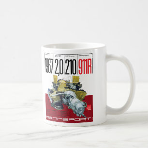 1967 911R 2,0 Liter 210 HP Type 901/22 Engine mug