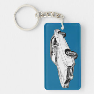 1967 Buick Riviera Illustration Keychain