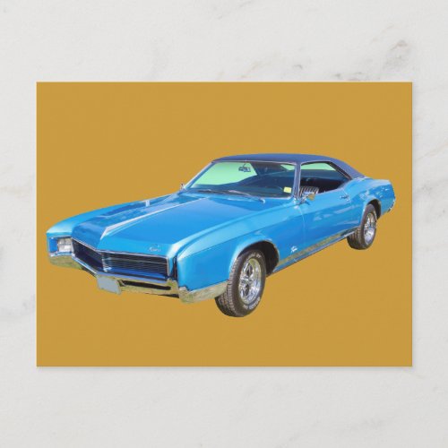 1967 Buick Riviera Muscle Car Postcard