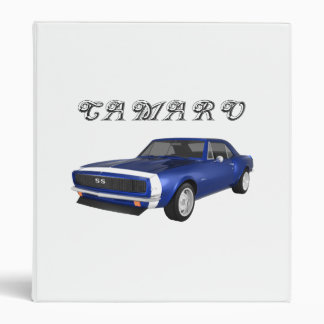 1967 Camaro Muscle Car: Blue Finish: Binder