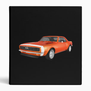 1967 Camaro Muscle Car: Orange Finish: Binder