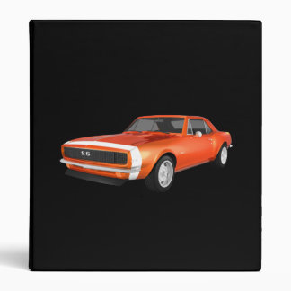 1967 Camaro Muscle Car: Orange Finish: Binder
