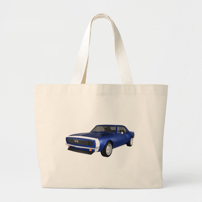 1967 Camaro SS Blue Finish 3D Model Bags