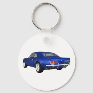 1967 Camaro SS: Blue Finish: 3D Model: Keychain