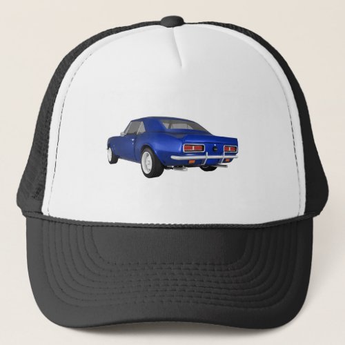 1967 Camaro SS: Blue Finish: 3D Model: Trucker Hat