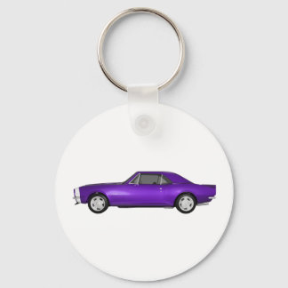 1967 Camaro SS: Purple Finish: 3D Model: Keychain