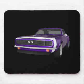1967 Camaro SS: Purple Finish: 3D Model: Mouse Pad