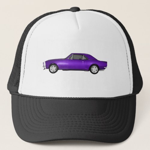 1967 Camaro SS: Purple Finish: 3D Model: Trucker Hat