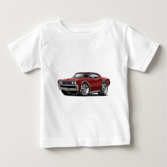 1967 Chevelle Maroon Car Baby T-Shirt