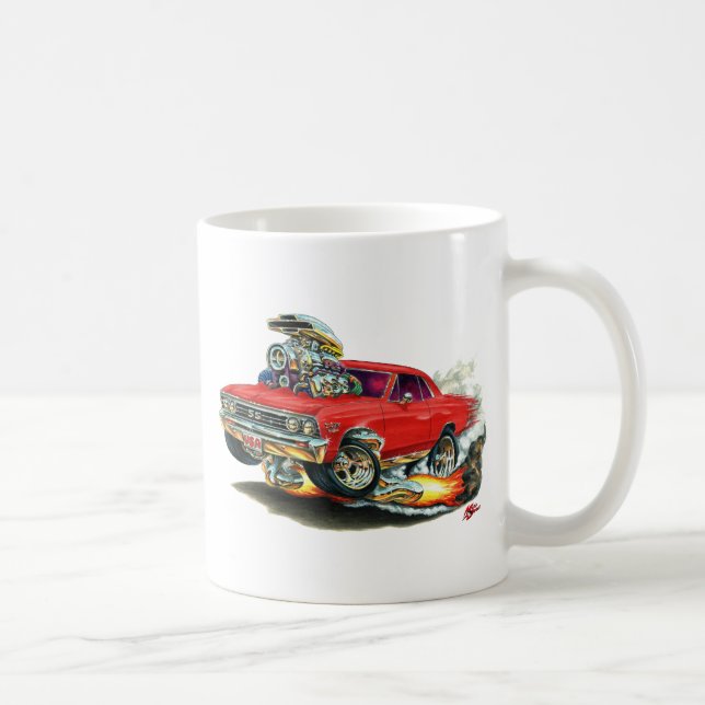 1967 Chevelle Red Car Coffee Mug (Right)