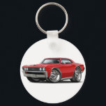 1967 Chevelle Red Car Keychain<br><div class="desc">Keychain Template</div>