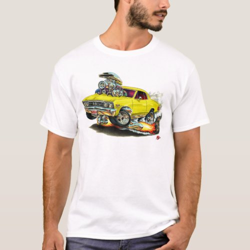 1967 Chevelle Yellow Car T_Shirt