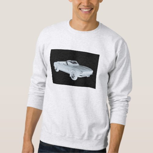 1967 Chevy Camaro RS Muscle Car Pop Art Sweatshirt