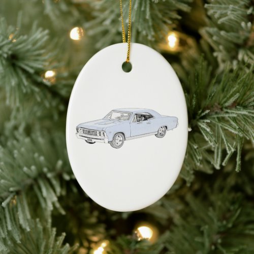 1967 Chevy Chevelle Ceramic Ornament
