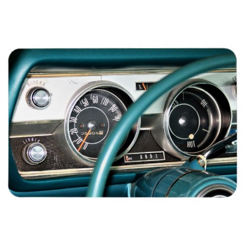 1967 Classic Car Dashboard Magnet