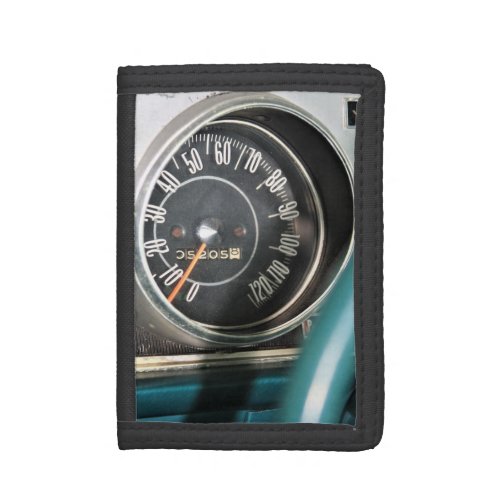 1967 Classic Car Speedometer Trifold Wallet