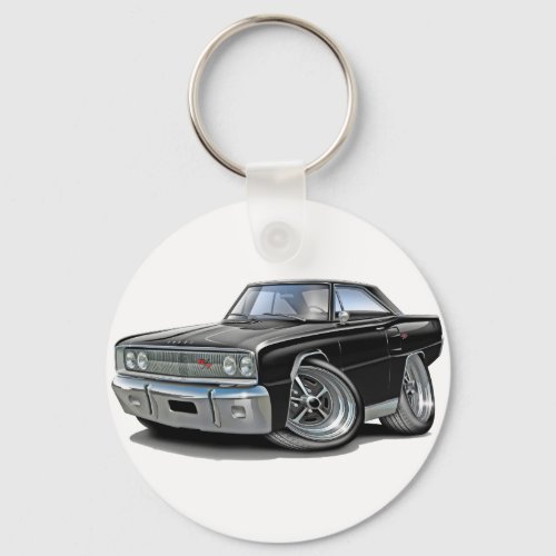 1967 Coronet RT Black Car Keychain