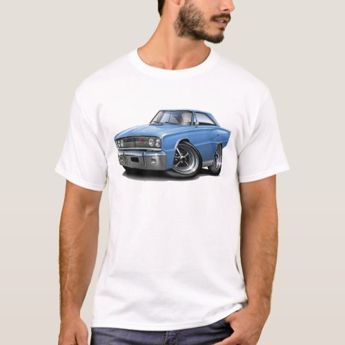 1967 Coronet RT Lt Blue Car T-Shirt 1967 Coronet RT Lt Blue Car T-Shirt