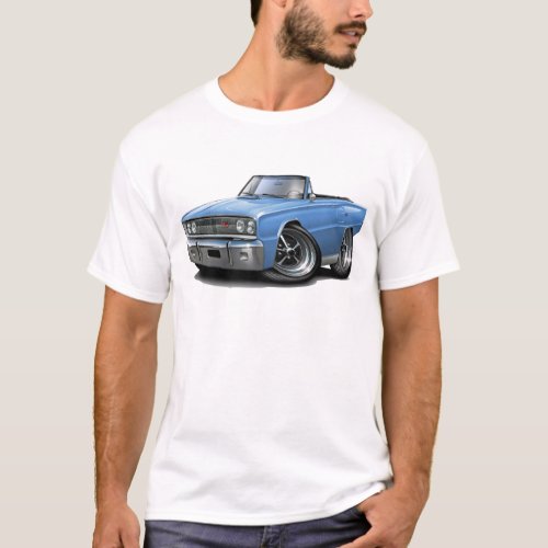 1967 Coronet RT Lt Blue Convertible T-Shirt 1967 Coronet RT Lt Blue Convertible T-Shirt
