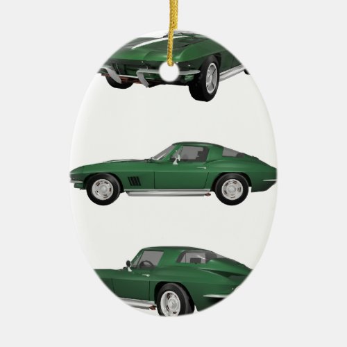 1967 Corvette C2 Ceramic Ornament