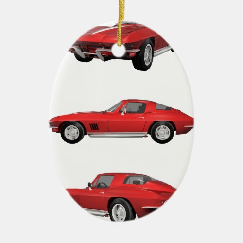 1967 Corvette C2 Ceramic Ornament