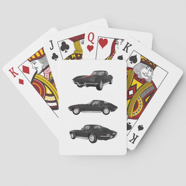 1967 Corvette C2: Poker Cards (Back)