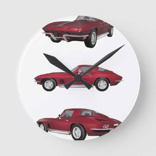 1967 Corvette C2 Round Clock
